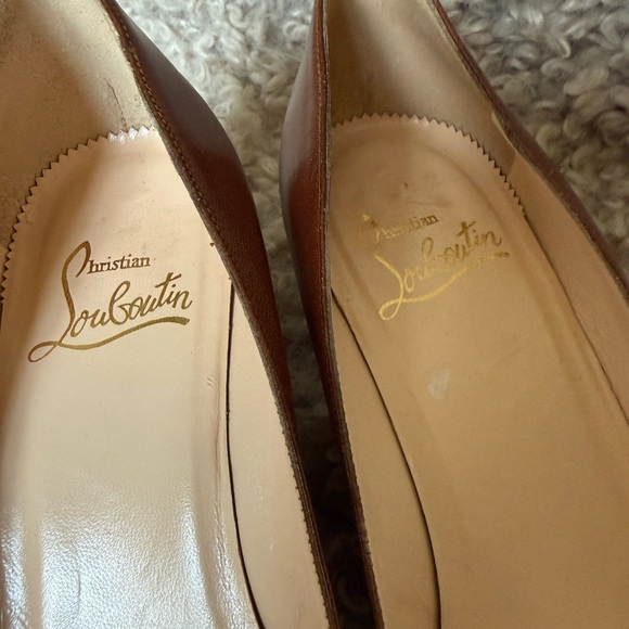 Vero Cuoio Brown Leather Heels - Picture 5 of 7